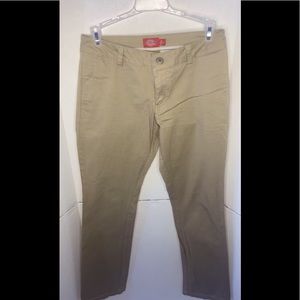 Khaki flare bottoms